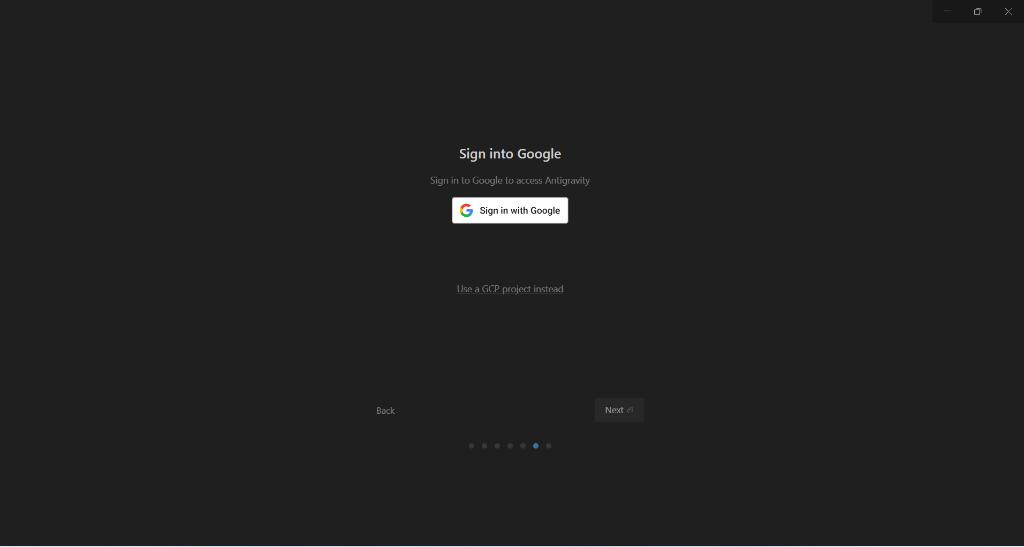 Sign in with Google